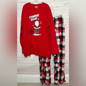 Men's Jammies For Your Families Santa Pajama Set